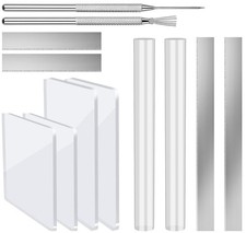 12 Pcs Polymer Clay Cutter Tools, Acrylic Roller for Clay, Acrylic