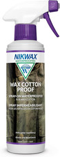 Nikwax Wax Cotton Proof, Spray-On Waterproofing for Waxed Cotton Jackets, Clothi