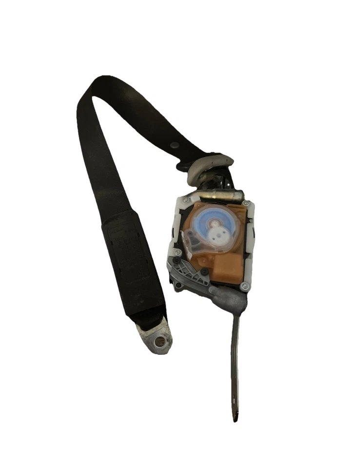 Conjunto retractor cinturón seguridad pasajero delantero Honda Fit 2015-2020 color negro OEM Foto 2 de 4