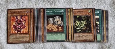 NM COMPLETE YuGiOh 62 card SET 1ST EDITION COMMON Legacy of Darkness Vintage LOD