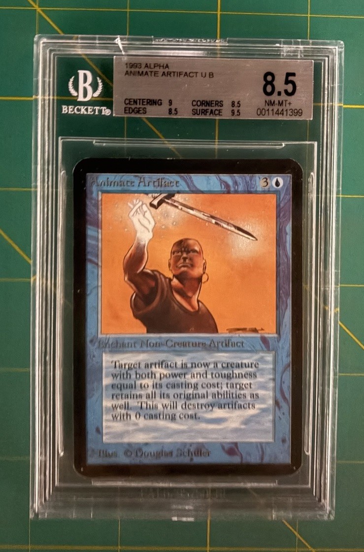 Alpha Animate Artifact BGS 8.5 Magic The Gathering MTG