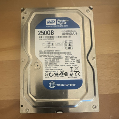 Western Digital WD Caviar Blue 250GB 3.5'' PATA/IDE 7200RPM 8MB WD2500AAJB