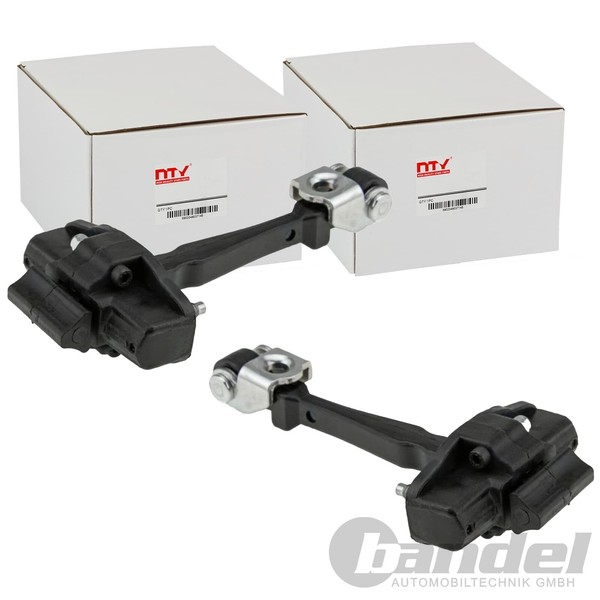 2X Nty TÜRfeststeller TÜRstopper Beidseitig Hinten Passend FüR Renault Captur-image