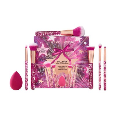 Revolution Full Look Make-up Pinsel Geschenkset, 7-teilig Augen, Gesicht & Wange