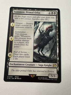 Summon: Primal Odin   Final Fantasy   Magic (mtg)