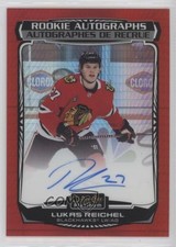 2022-23 O-Pee-Chee Platinum Rookie Red Prism 1/30 Lukas Reichel #R-LR Auto 0me2