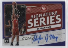 2020-21 Panini Donruss Optic Signature Series Purple Prizm Skylar Mays Auto 1fm9