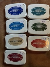 Memento Dye Ink Pads choose color - Dandelion, Danube Blue, Teal Zeal, Morocco
