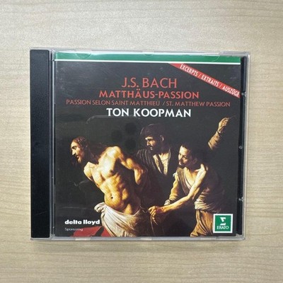 CD || Classic J.S. Bach St. Matthew Passion Ton Koopman Booklet Conductor USED K