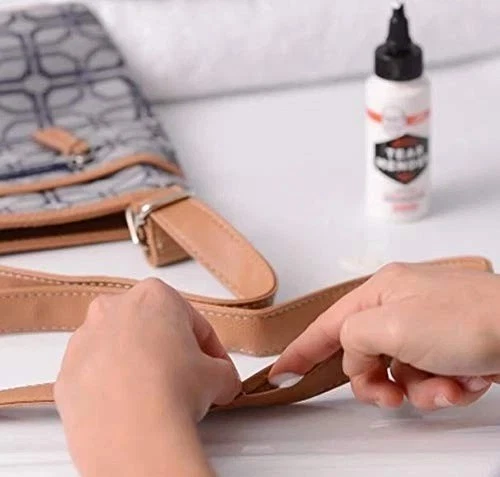 KIT DE REPARACIÓN INSTANTÁNEA Tear Mender Tela Cuero Tapicería Sofá Zapato Pegamento Adhesivo Foto 2 de 4