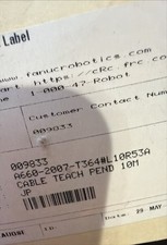 New FANUC A660-2007-T364#L10R53A Robot Teach Pendant Cable