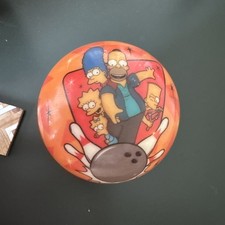 Brunswick The Simpsons All Over USBC Viz-a-Ball 2007 Bowling Ball RARE UNDRILLED