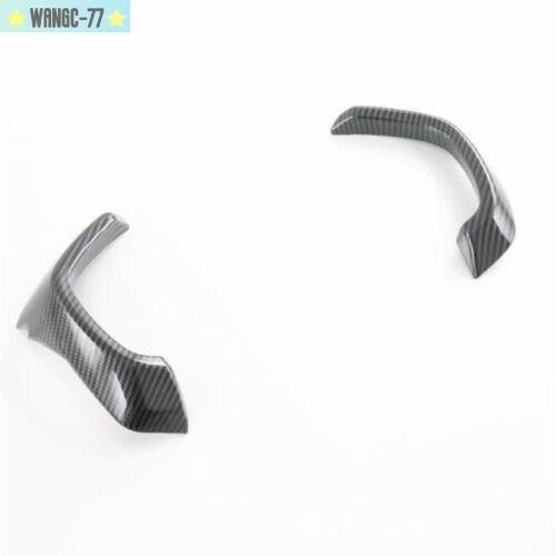 2x Carbon Fiber Front Dashboard Frame Cover Trim For Isuzu D-Max Dmax 2021-2022 - Picture 4 of 6
