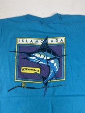 Vintage Islamorada Florida Marlin Fishing T Shirt XL USA Made Single Stitch