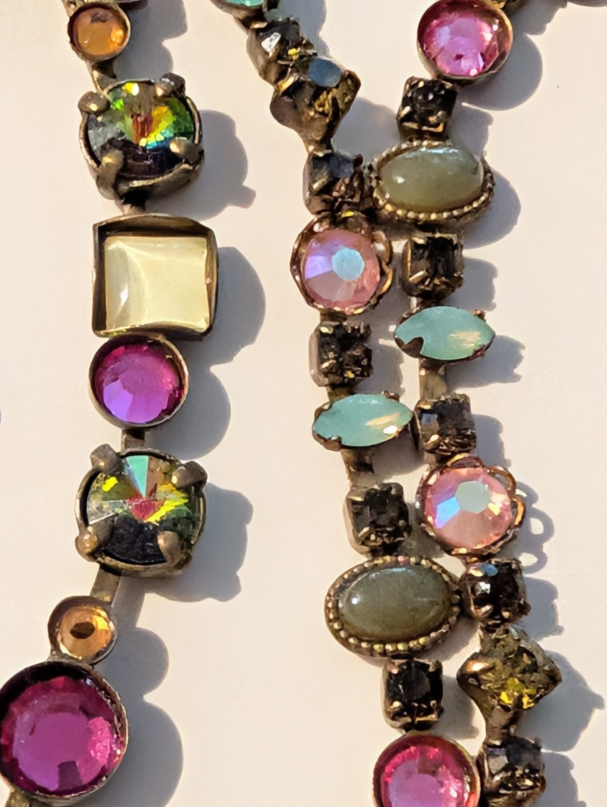 Two Sorrelli Multi Stone Necklaces Coneflower Cho… - image 4