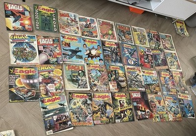 Eagle Comic job lot 1982 to 1988 