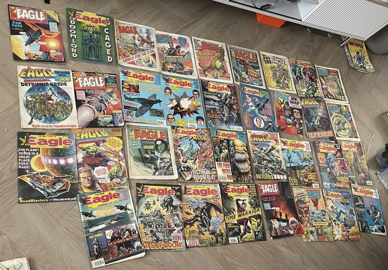 Eagle Comic job lot 1982 to 1988