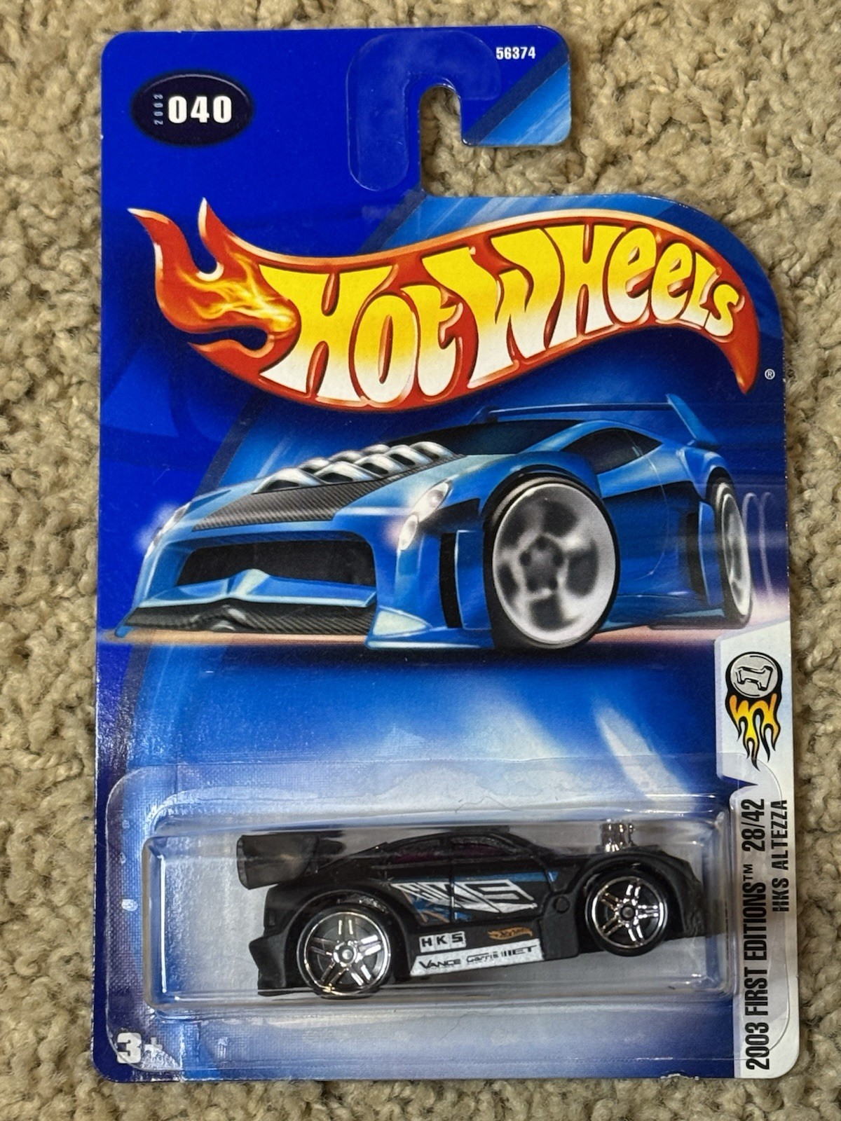 2003 Hot Wheels First Editions HKS Altezza 28/42 Collector #040 1:64 Scale