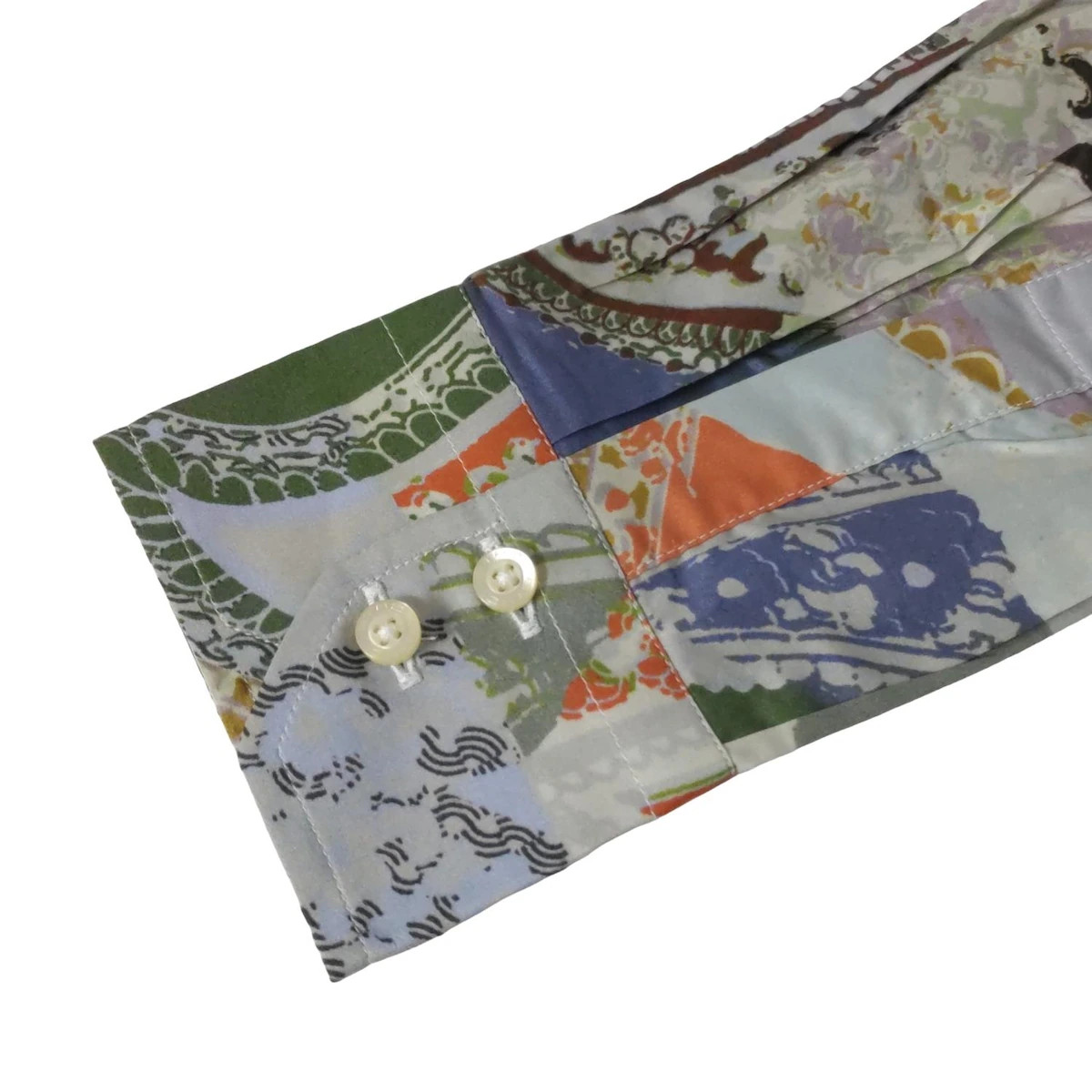 Auth ETRO - Light gray Dark Brown Multi Women's B… - image 7