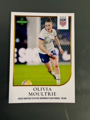 #ad Olivia Moultrie #19 Parkside 2026 USWNT Team Card $1.99