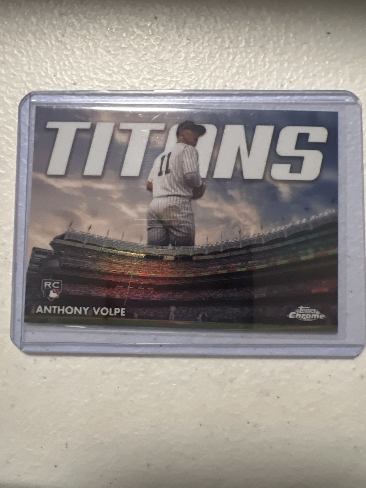 2023 Topps Chrome Update Series - Titans Anthony Volpe #CT-19 (RC)