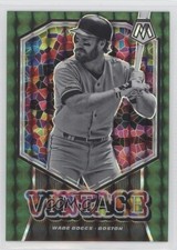2021 Panini Mosaic Vintage Green Mosaic Prizm Wade Boggs #V5 HOF 06ee