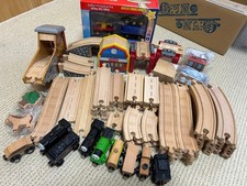 Thomas Wooden Railway Track Set Percy Neville Douglas Lot