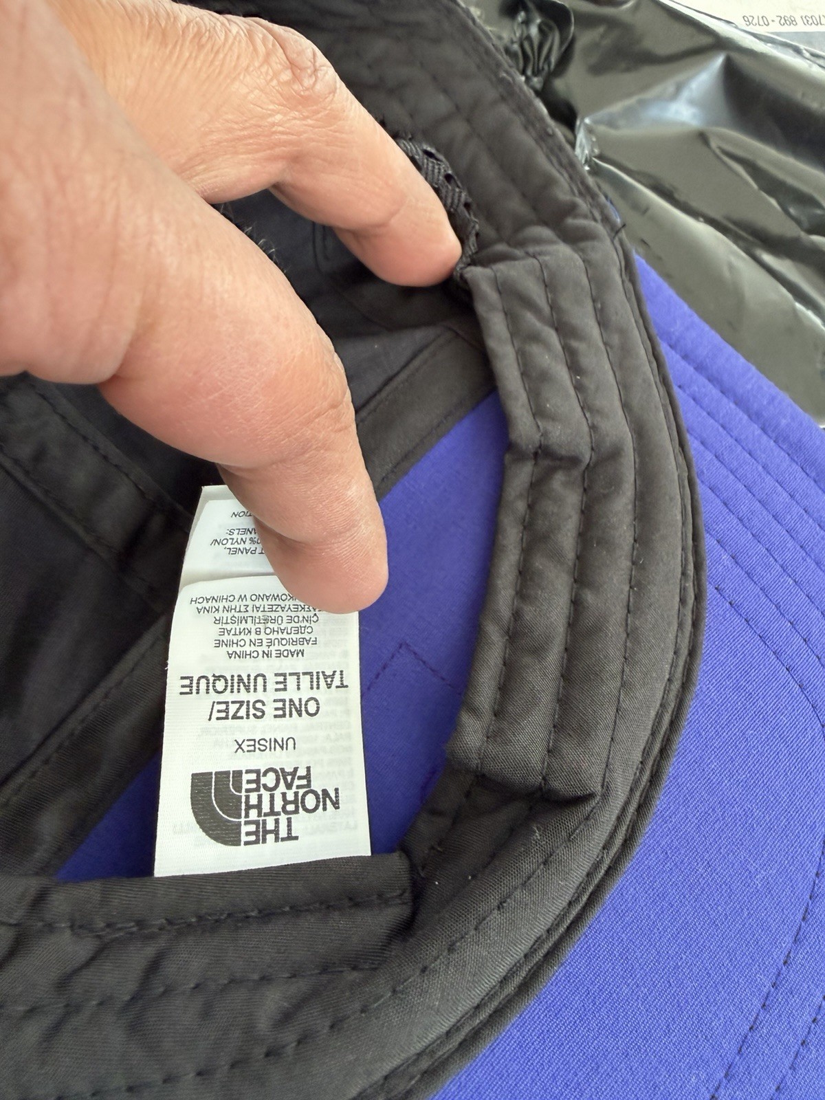 the north face 5 panel hat Strapback Unisex One Size Blue thumbnail 4