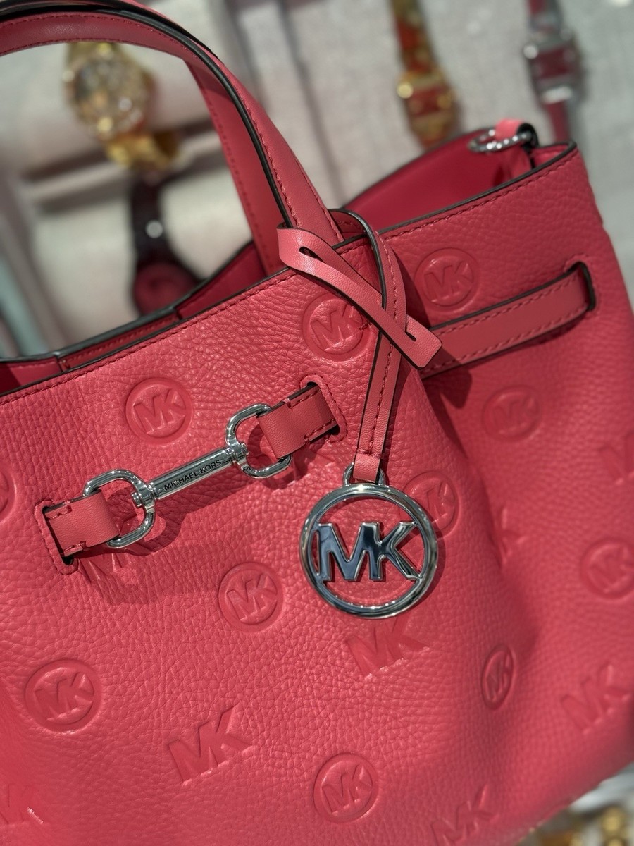バッグ MICHAEL KORS Carson Medium Logo Debossed Satchel $458 | eBay