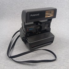 Vintage Polaroid OneStep CloseUp Instant Camera 600 Film Built-In Flash Retro