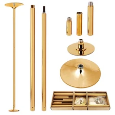 45mm Spinning Dance Pole with Extension, Portable Dance Pole for Home