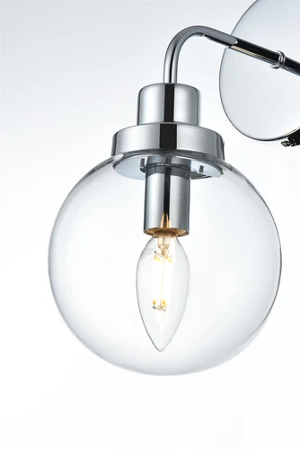 Living District Hanson 6" Wall Sconce In Chrome - Picture 4 of 8