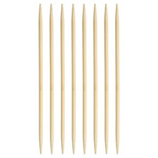 8Pcs Bamboo Knitting Needles Double Pointed Size US 8 5mm 7.9 Inch 20cm 