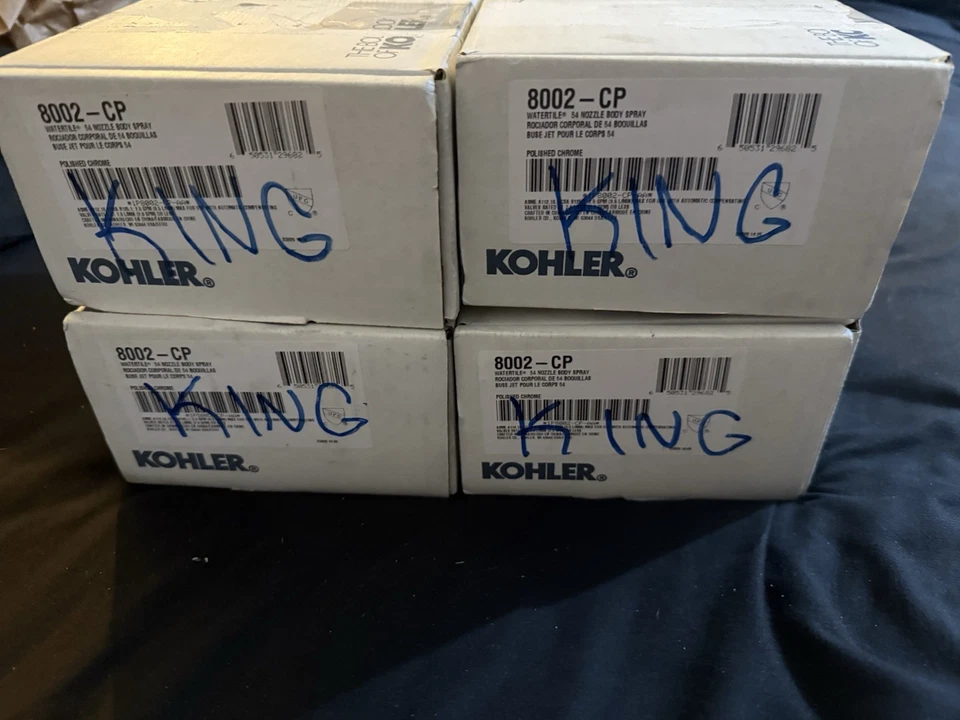 Caja Abierta, Nuevo, Kohler K-8002-CP WaterTile Cuadrado 54 Boquilla Ducha Cuerpo Spray Foto 4 de 4