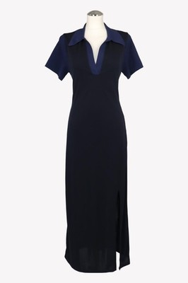 Cinq à Sept Damen Kleid Gr. 38 (6) Blau Kleid Maxikleid Dress