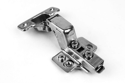 40 Soft Close Cabinet Hinges Kit with Screws 110 Degree Nickel Plated Metal