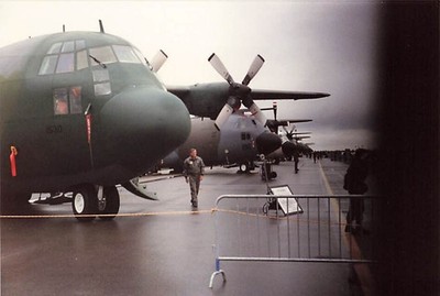 Foto Lockheed C-130 Hercules Biggin Hill 1987 Airshow ca. 11 x 16cm - scc5418e