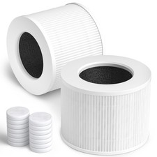 Core Mini Replacement Filter Compatible with LEVOIT P 2 Pack, White 