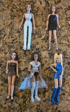 1998 Spice Girls On Tour Vintage Dolls 6" Mini Lot Bundle Scary Baby Posh Sporty