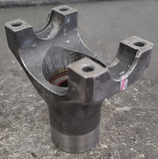 Used - Billet Ford 9 Yoke- 1350 U-joint Size- Threaded Holes- 28 Spline- Nascar