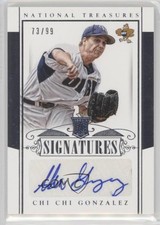 2015 National Treasures College Rookie Signatures 73/99 Chi Gonzalez Auto 2t9