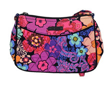 Vera Bradley Quilted Floral Shoulder/ Crossbody Bag Multicolor Adjustable Strap