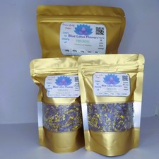Blue Lotus Nymphaea Caerulea Natural Flower 100 Pure Organic Egyptian Lotus 2oz