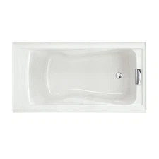 American Standard 2422V.002 Evolution 60" Acrylic Soaking Bathtub - White