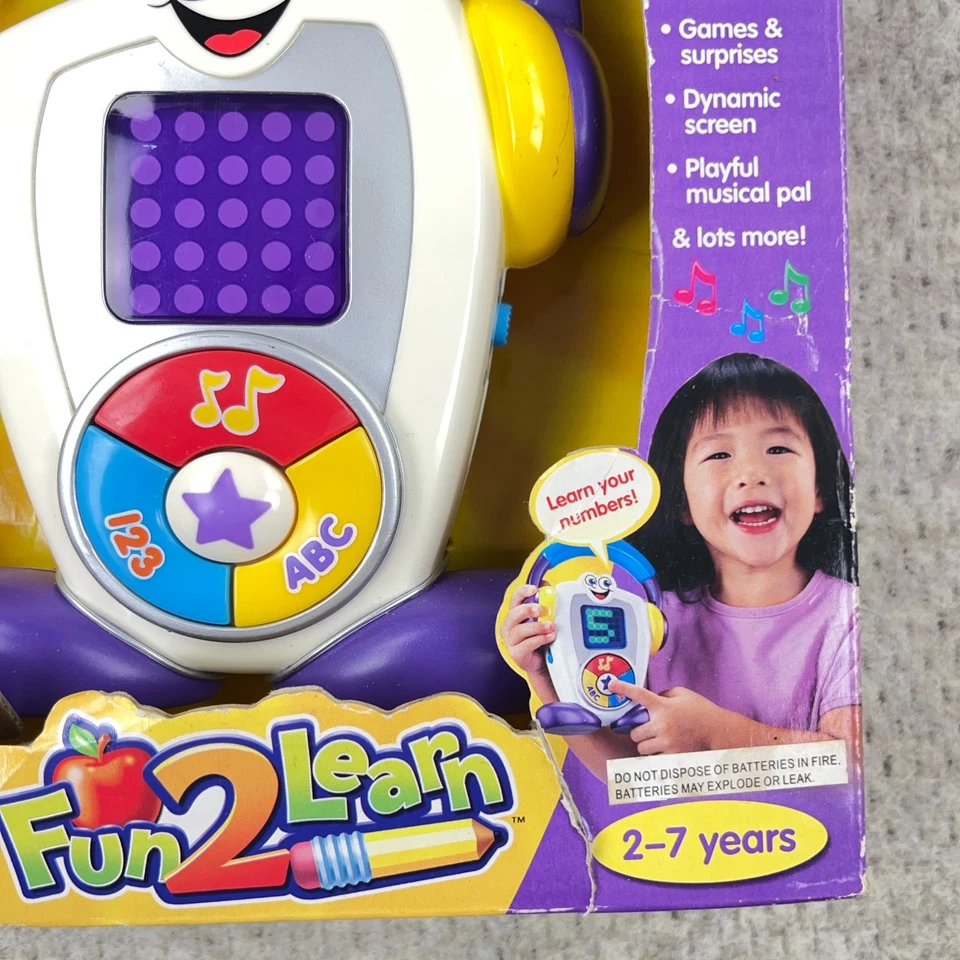 Juguete interactivo de aprendizaje preescolar Fisher Price Fun 2 Learn PlayPod de colección Y2K Foto 4 de 4