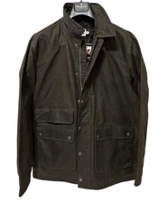 NWT Size XL Flint & Tinder Hudson Wool Blend Waxed Cotton Jacket Forest Mens