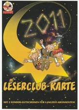   MOSAIK LESERCLUB-KARTE 2011 ABO-BEILAGE NEU...
