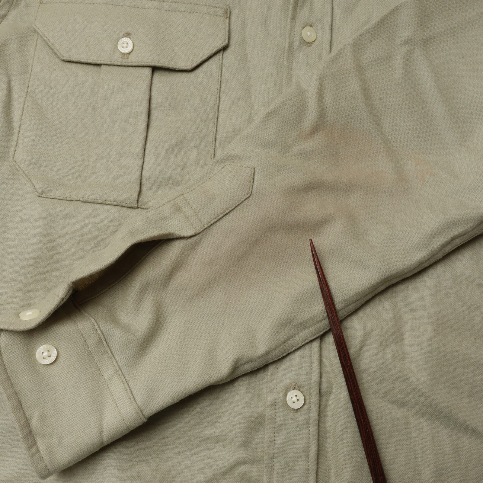 Pendleton Wool Button Shirt Two Pockets Men's Siz… - image 19