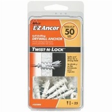 ITW Brands 25200 No. 50 Plastic Drywall Anchors