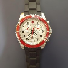 VICTORINOX Maverick GS Chronograph 241433 Quartz Watch 43mm Japan used A1340
